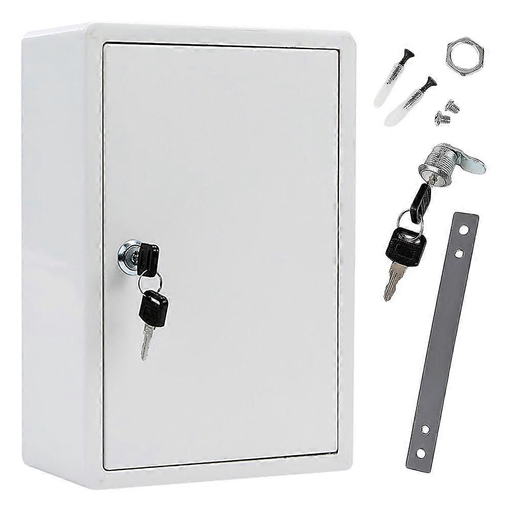 Plastic Dairy Case Lockable Milk Box Wall-mounted -in Box Hanging Box For Home Accessory Color Random