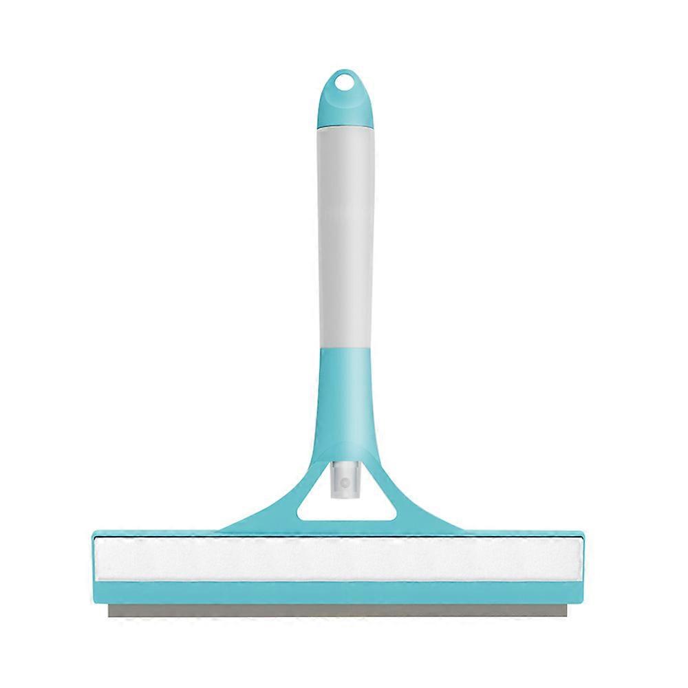 1 piece set of household multi-functional glass cleaning artifact, double-sided brushing and scraping mirror, three-in-o