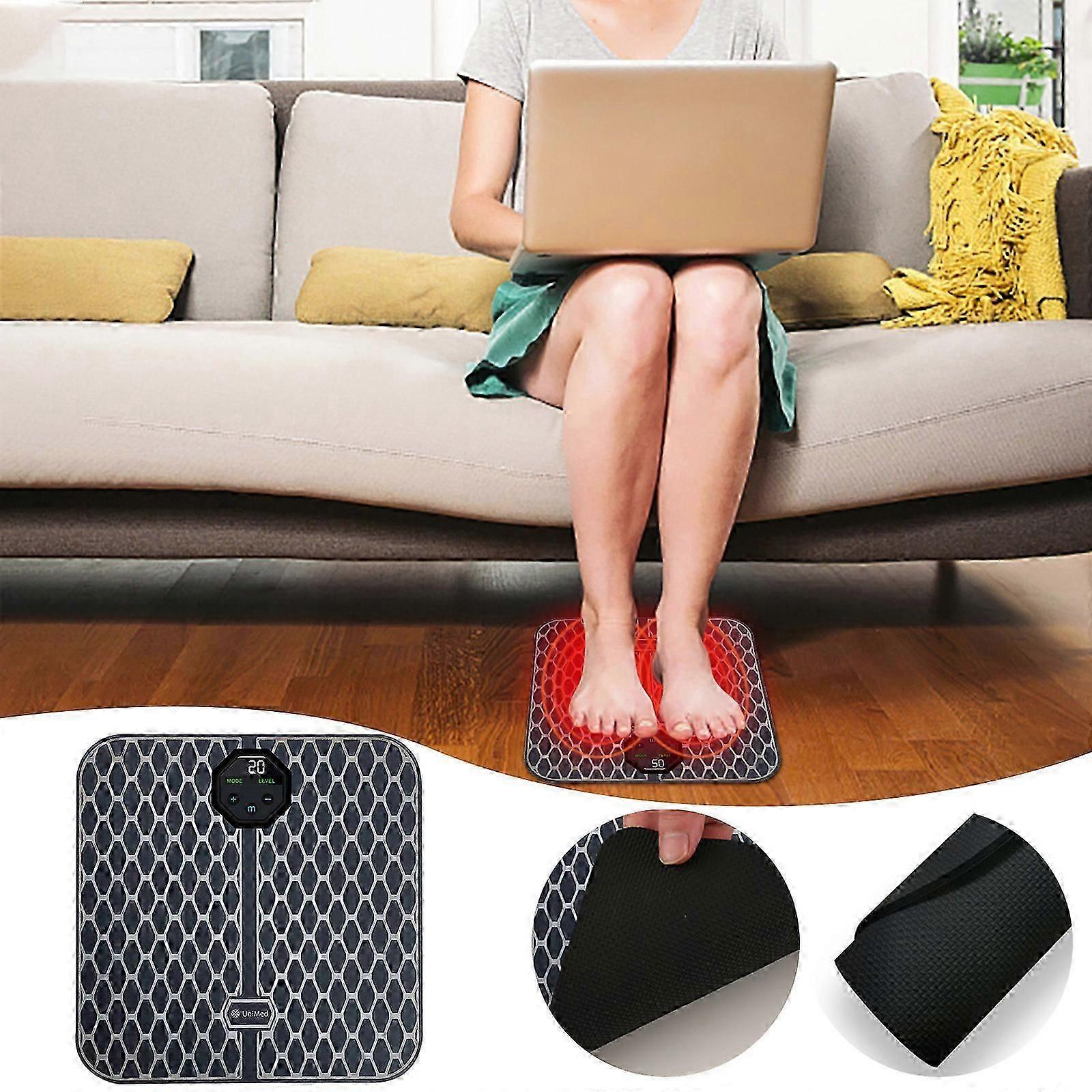 Portable Intelligent Foot Massage Pad with Pedicure Function