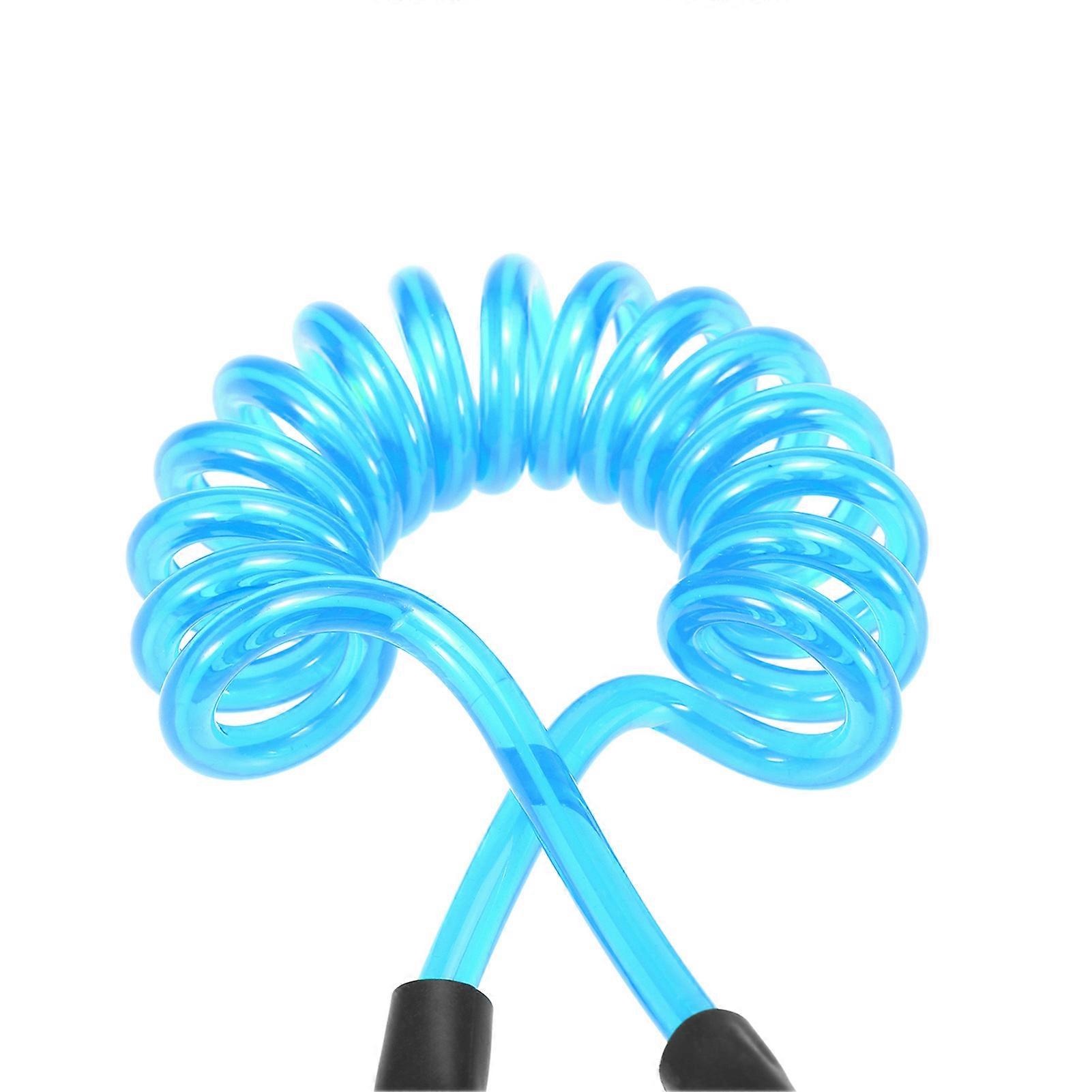 1.2m/4ft Coiled SUP Surfboard Leash TPU Rope Elastic Strap