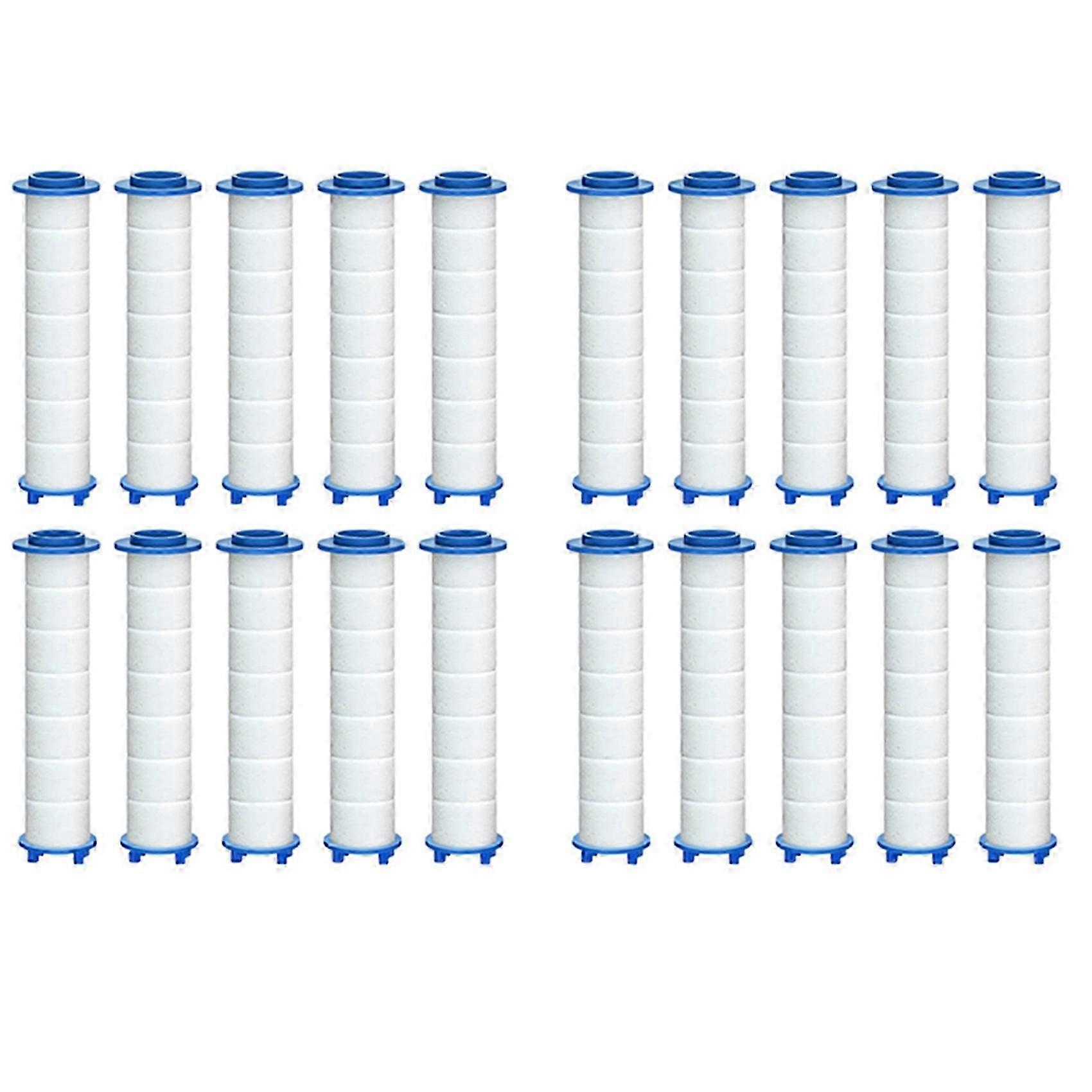 High Output Chlorine-Removing Shower Filters for Hard Water - 20 Pack Replacement