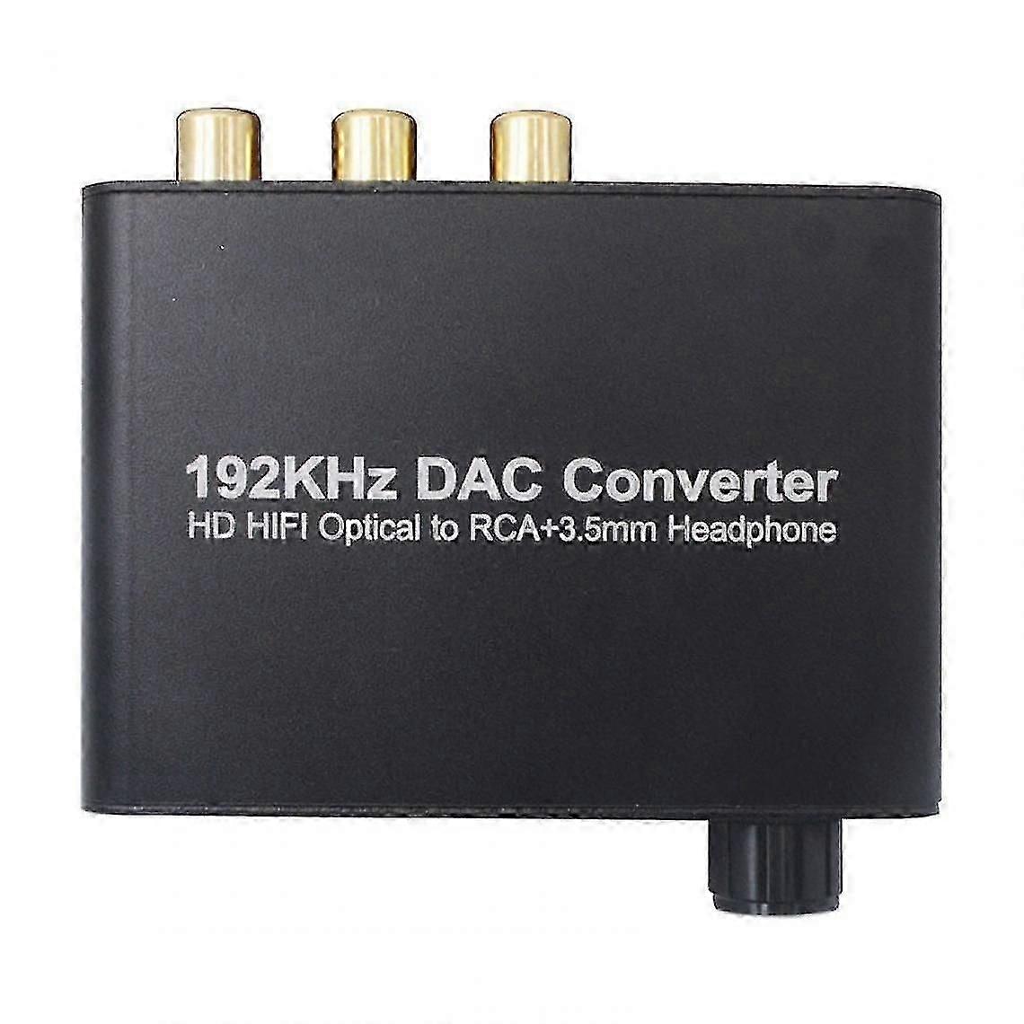 Dac 192khz 5.1ch Hifi Digital Analog Converter Optical Coaxial To Rca With 3.5mm Jack Support Ac3 Dts |