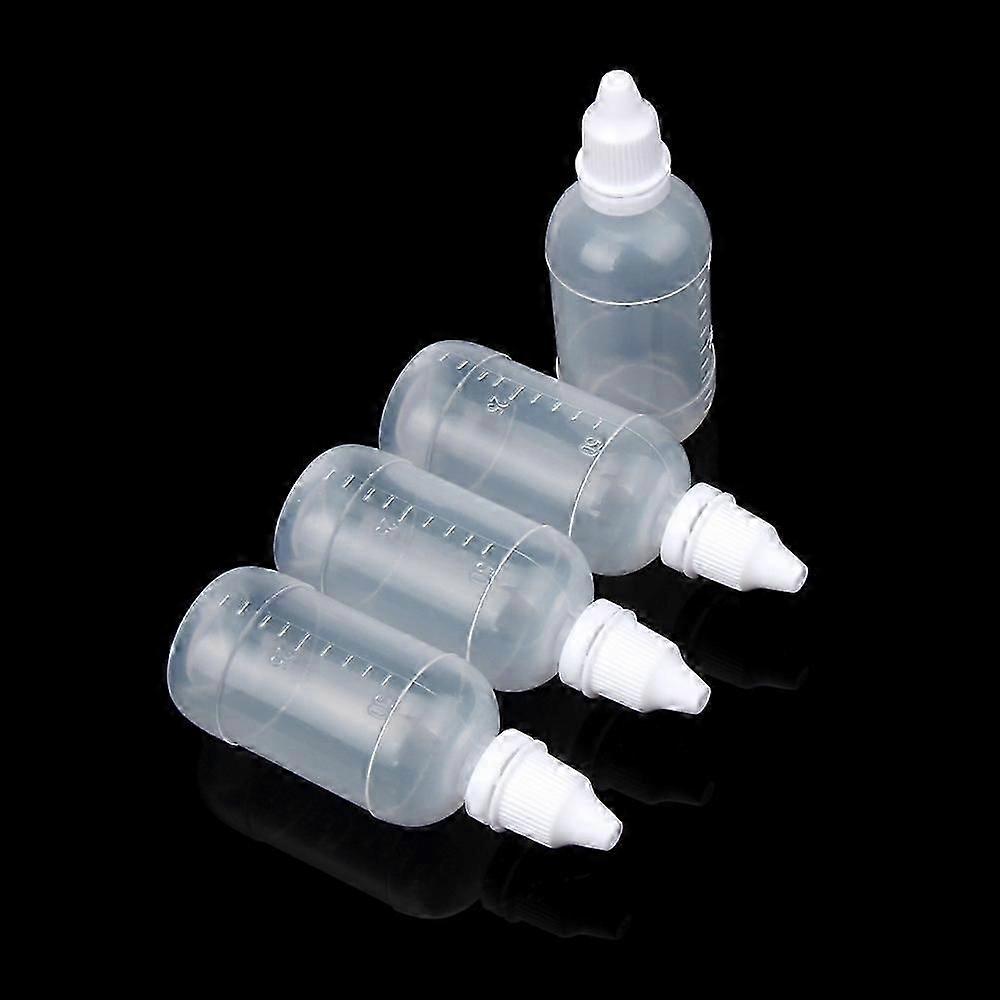 50PCS 50ml Empty Plastic Squeezable Dropper Bottles Eye Liquid Dropper PU8562