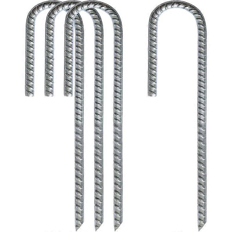 حصص الأرض ، مرساة فولاذية أرضية مثبتة حصص حديقة شديدة التحمل J-Hook خيمة حصص لسياج خيمة التخييم الترامبولين و SZRH