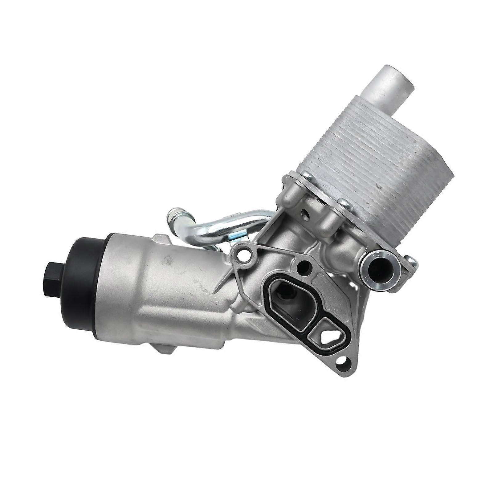 55566784 Engine Oil Cooler and Oil Filter Housing Assembly, Adapter W/Gaskets, for Buick Chevy 1.4L Turbo