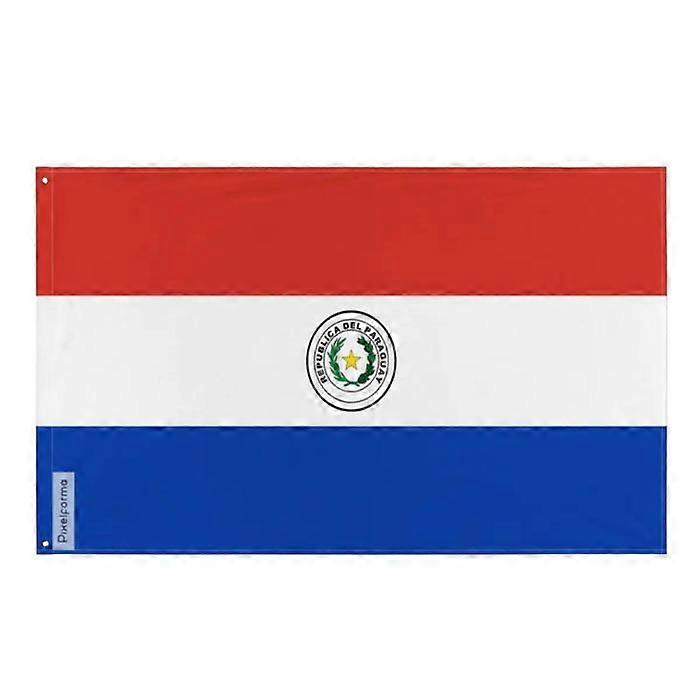 Flag of Paraguay – 90 x 150 cm – Polyester – Iron eyelets – Durable
