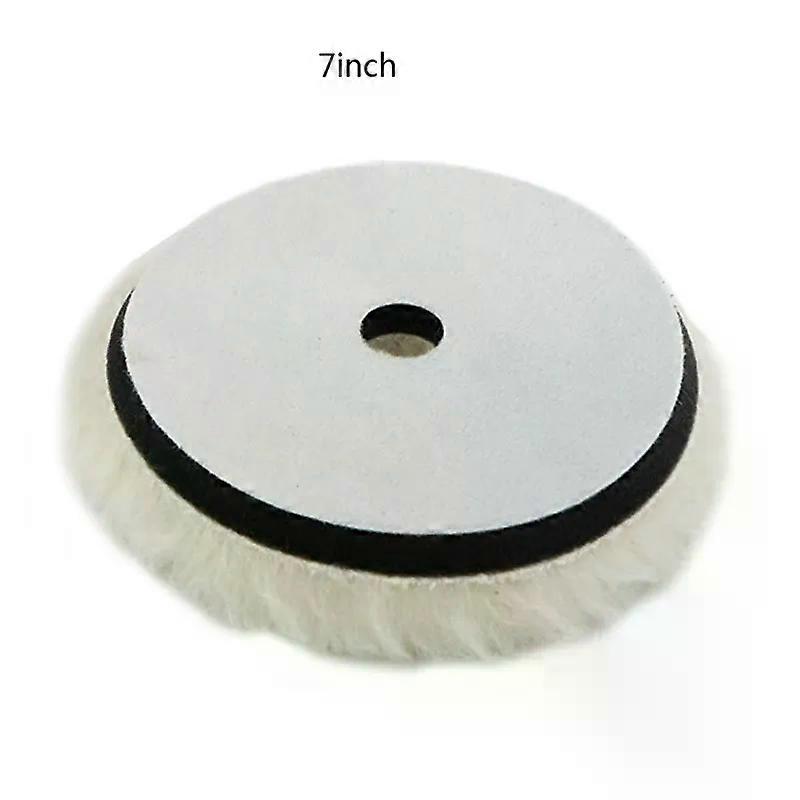1Pc 6/7 Wool Polishing Pad For Polisher Machine Waxing Polishing Buffing Car Paint Care Polisher Pads For Car Polisher