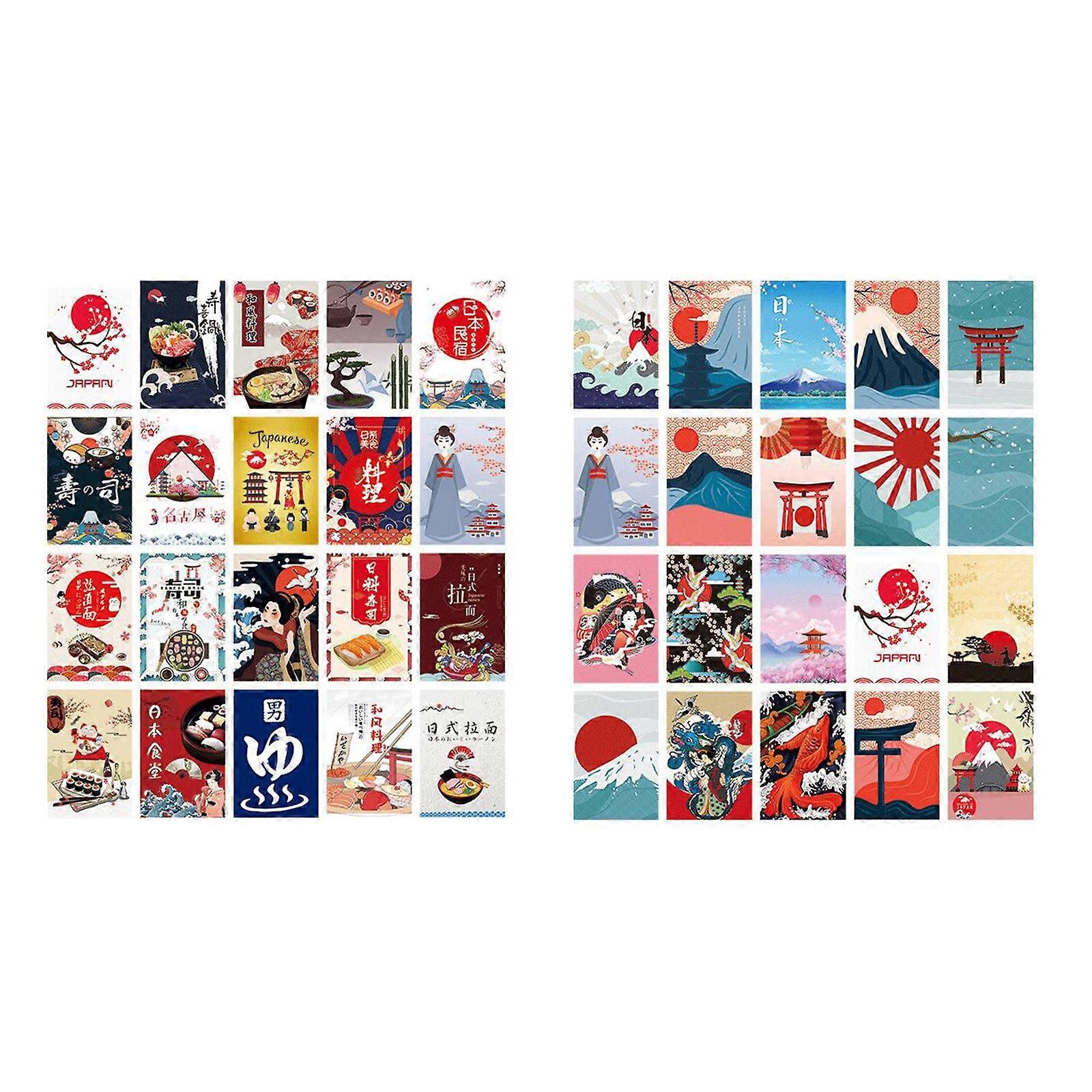 40x דגלים תלויים יפניים מסעדת רטרו דקור