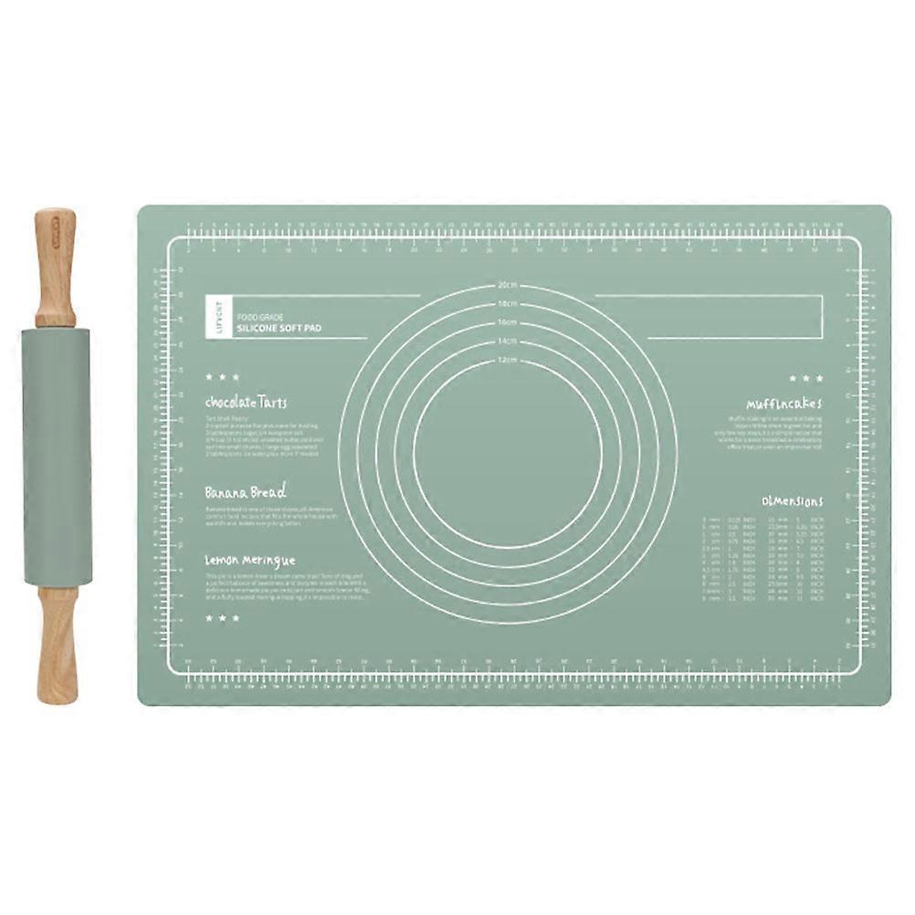 Baking Mat for Pie and Bread Making, Features a Stable Non-Slip Surface