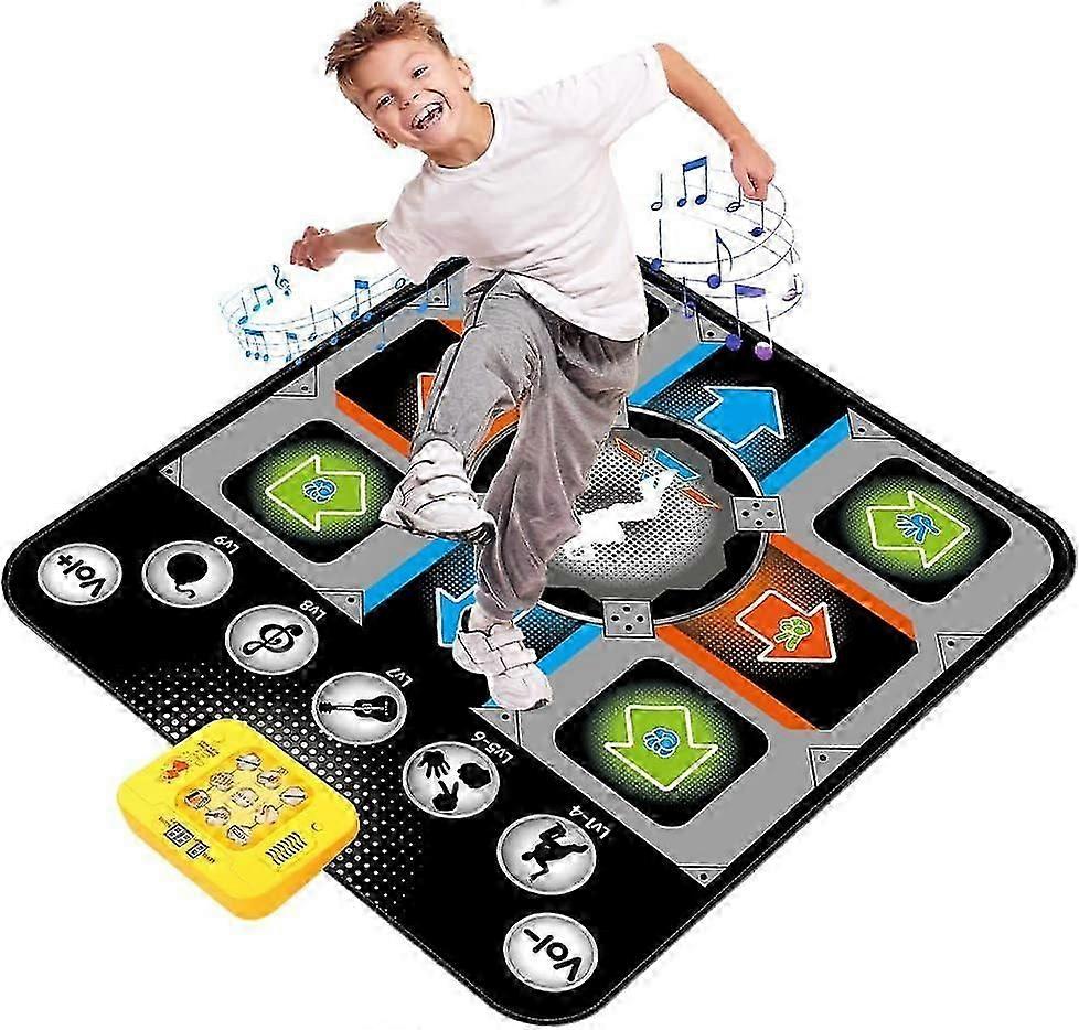 Dance Mat, Dance Game Toy Gift For 3-12 Year Old Kids Girls Boys, Dance Pad With Wireless Bluetooth,9 Challenge Game Modes, Double Pk Mode,built-in Mu
