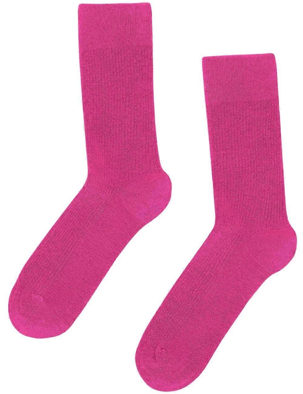 Men's Colorful Standard Women's Classic Organic Socks - Bubblegum Pink