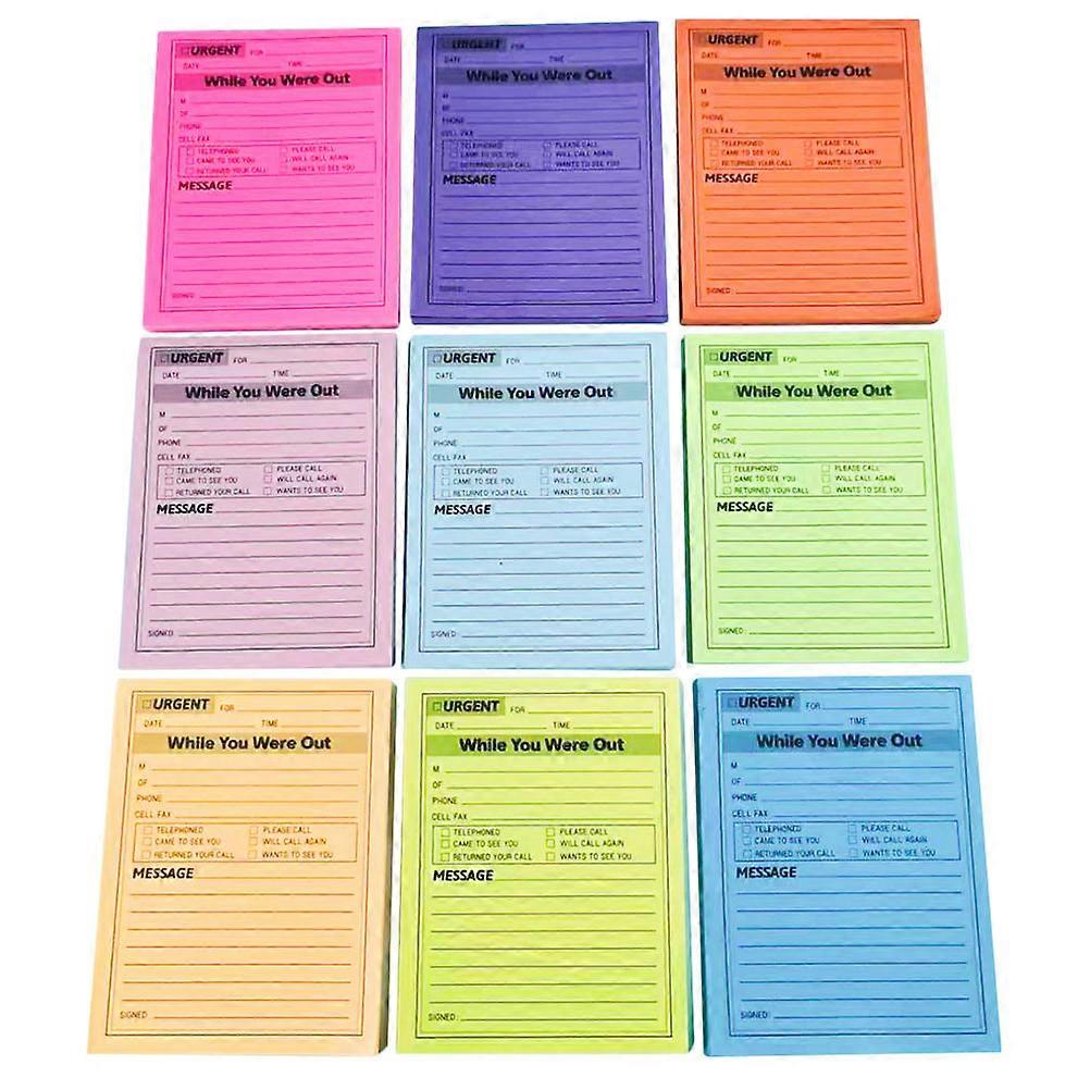 Compact Self Adhesive Message Pads Memo Stickers for Home, Office, and Study Organization