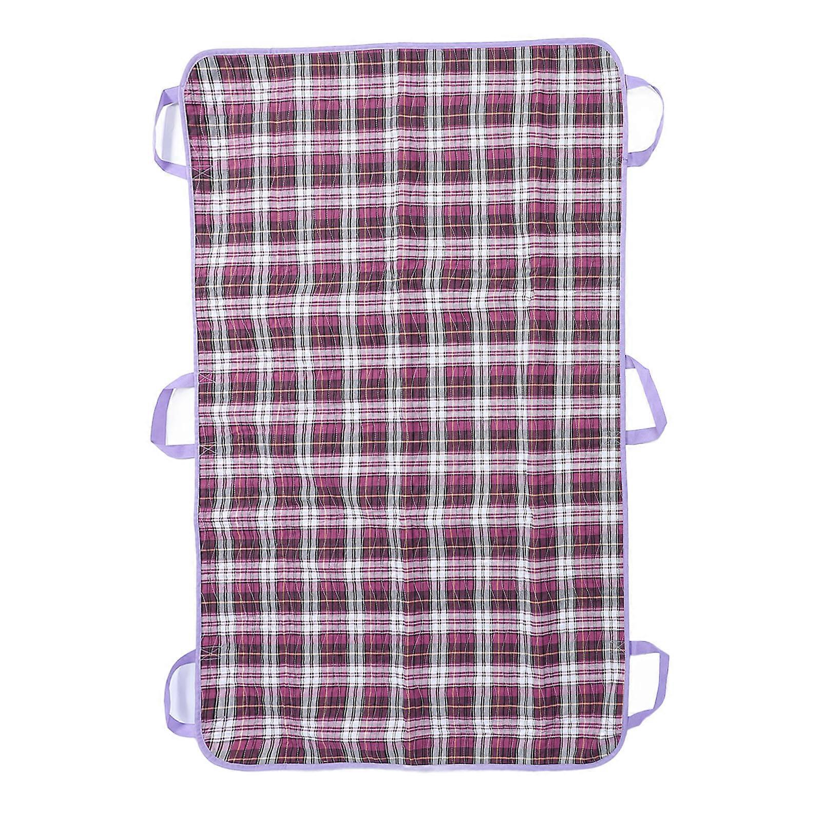 Positioning Bed Pad with Handles Waterproof Reusable Incontinence Patient Lift Bed Pad for Home Hospital 90 X 120cm / 35.4 X 47.2in