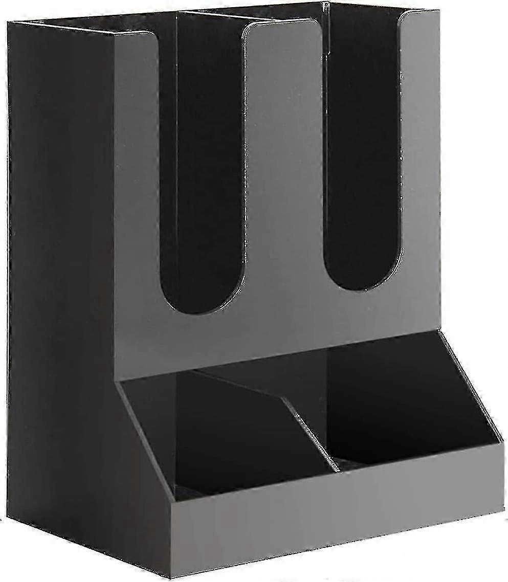 Coffee Cup Organizer Dispenser - 4 Grid Storage For Spices