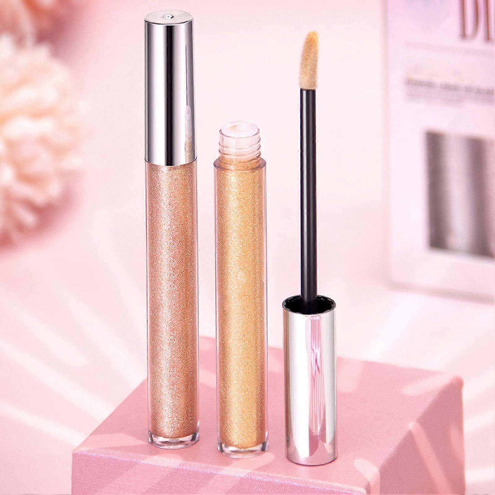 Set of 6 Shimmer Liquid Eyeshadows, Holographic Glitter Finish, Non-Greasy Metallic Liquid Eyeshadow