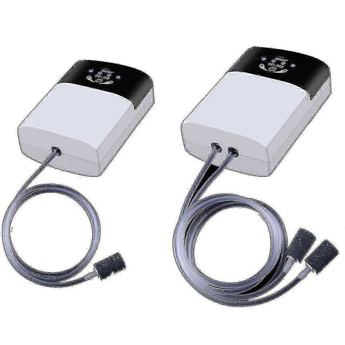 Rechargeable Lithium Battery Oxygen Pump, Ultra-quiet Oxygenator for Fishing-Compatible with Certain Brands