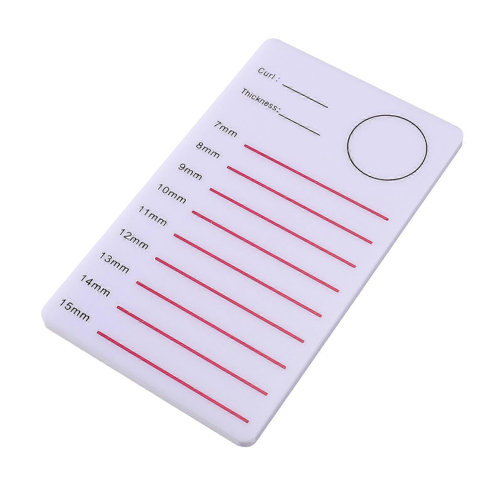 Eyelash Extension Tool Acrylic Palette for Home Salon Use Multi Color Lightweight Durable 7 Sizes