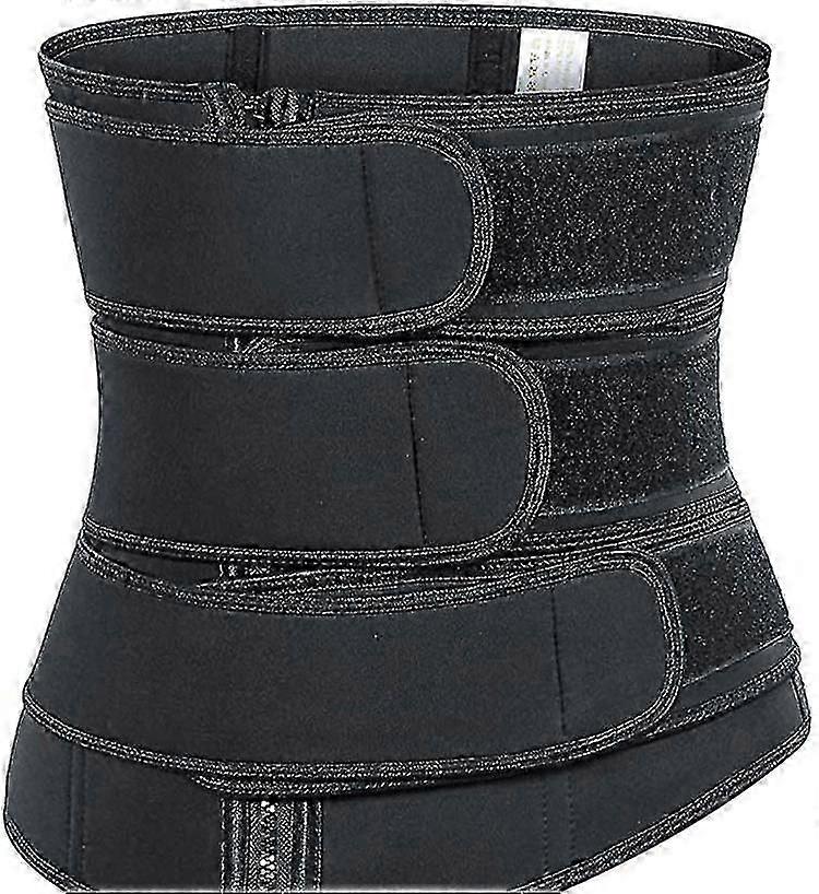 Abdominal Binder Postpartum Post-operative Post-surgery Wrap Abdomen Three Support Belt Black