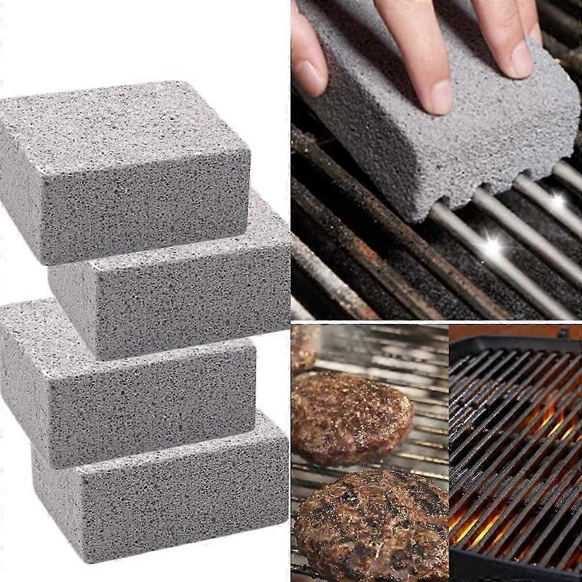4 Pack Grill Cleaning Brick Block Griddle Cleaner Stone For BBQ Griddle Flat Top