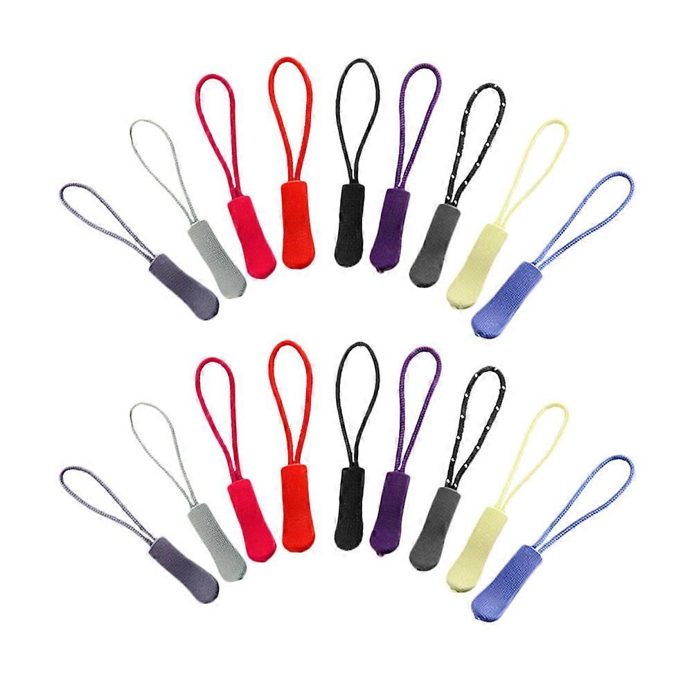 60PCS Durable Zipper Pull Replacement Handles for Backpacks, Luggage, Clothing – Easy Install, Mixed Colors, DIY Crafts & Travel Use