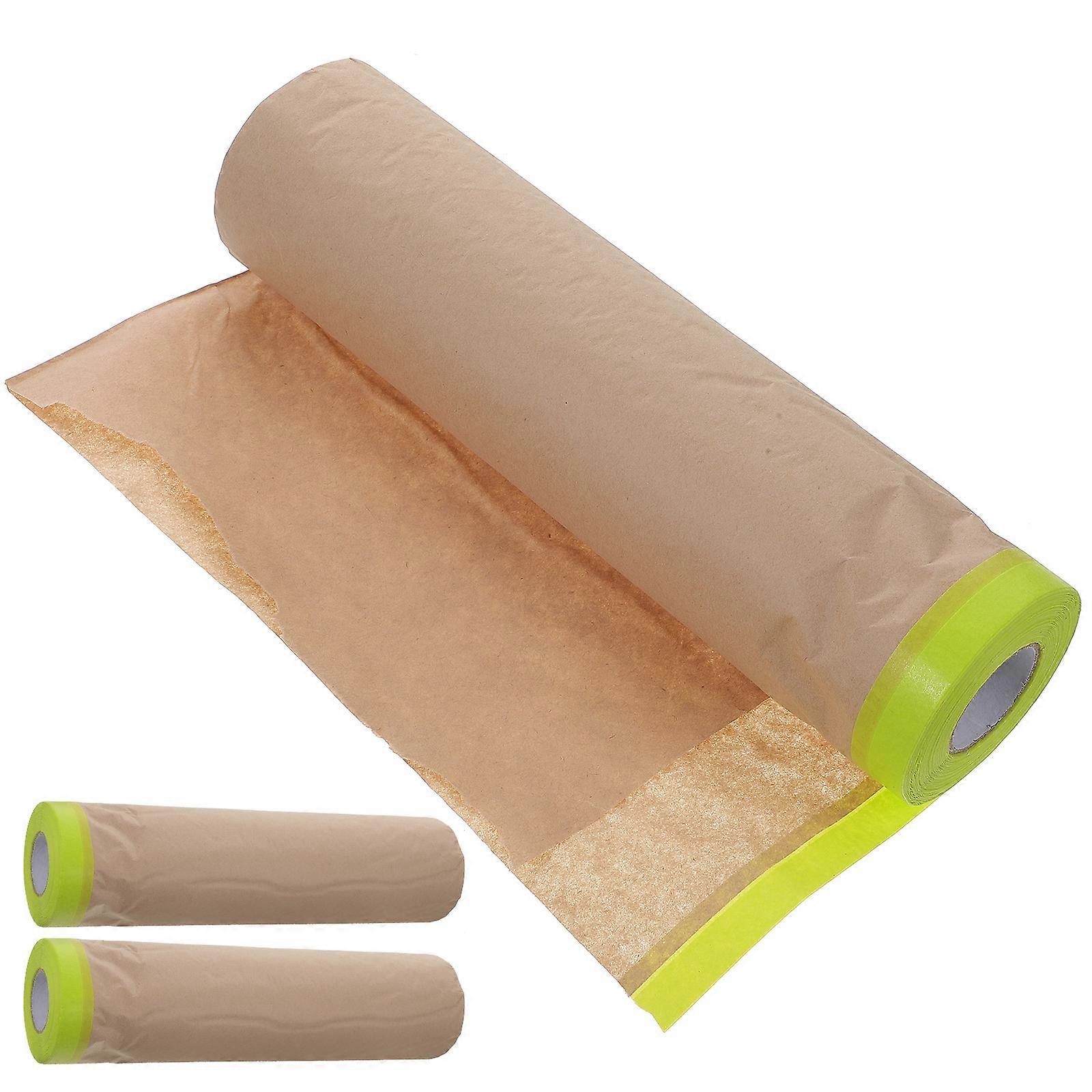 3 Rolls Semi Transparent Masking Film for Automotive Painting, Art Projects, Custom Templates, and Surface Protection
