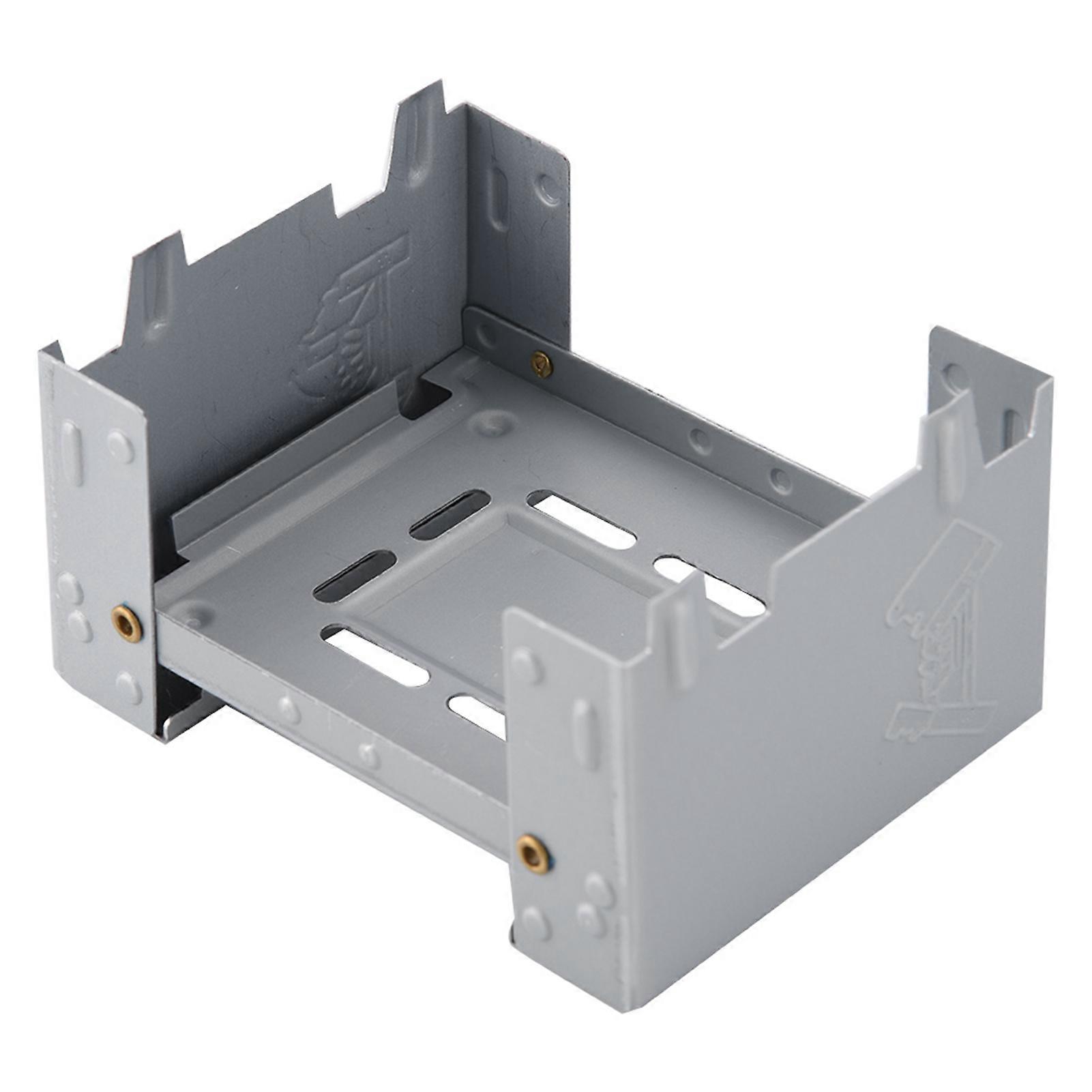 95 x 75mm Portable Foldable Solid Alcohol Pocket Stove for Outdoor Camping