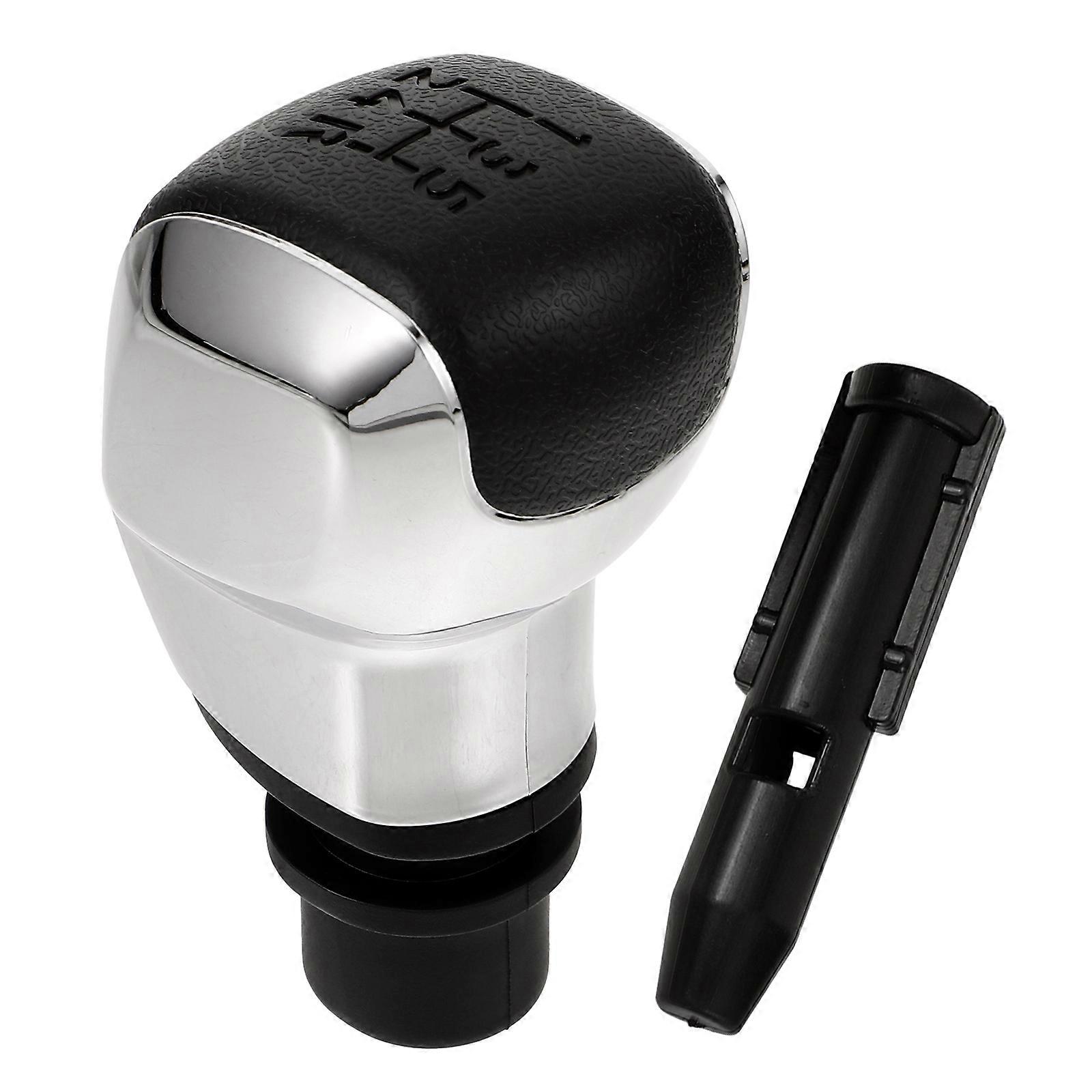 Ergonomic Grip Car Shift Knob Driving Experience Enhancement Black Round Plastic 1Set