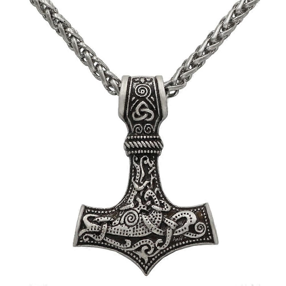 Mens Necklace Chain Cool Style Stainless Steel Hammers Necklace For Men Special Occasions 1Pcs