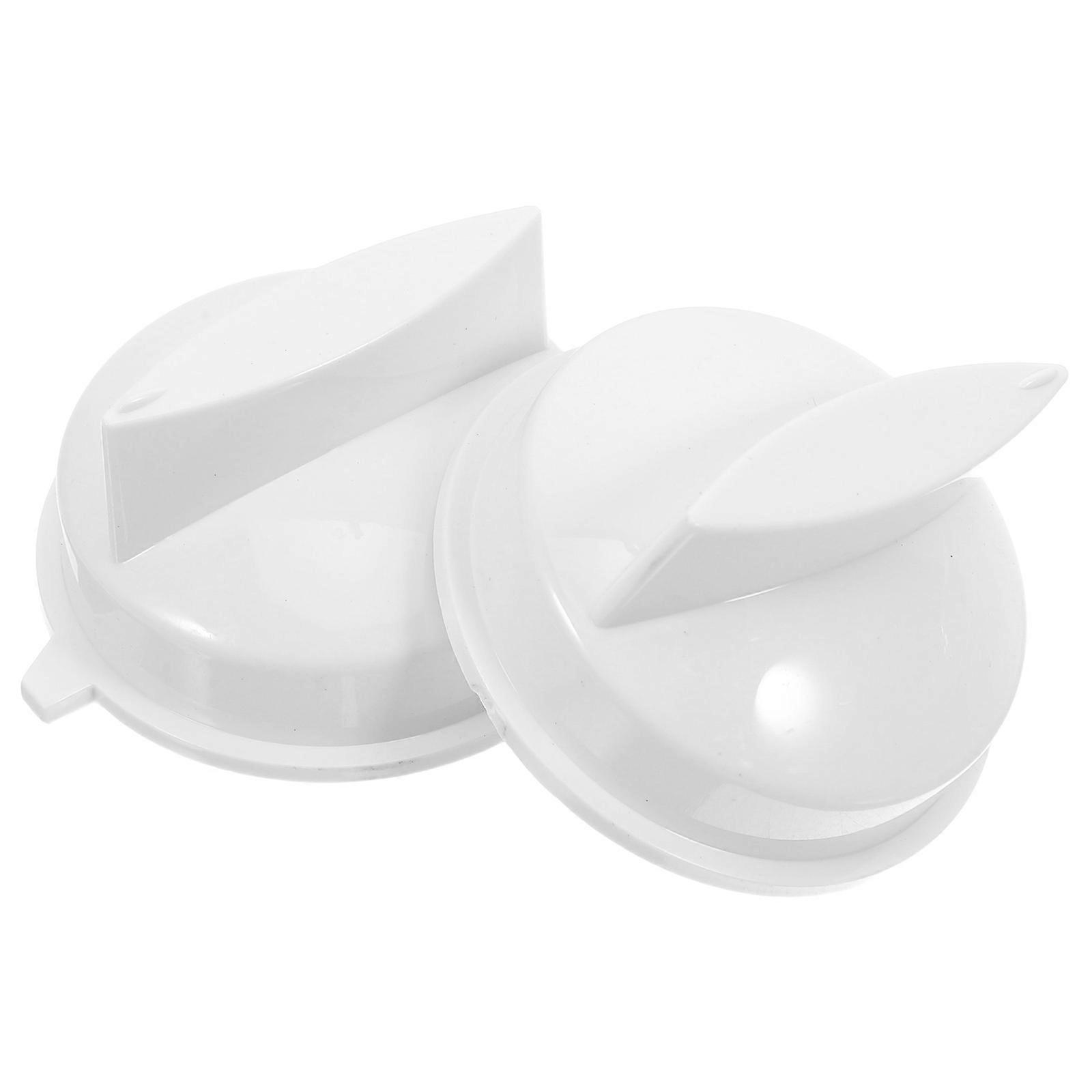Control Knob Replacement ABS Shaped Handle Precision Adjustment for Microwave Oven 43.6mm 2Pcs