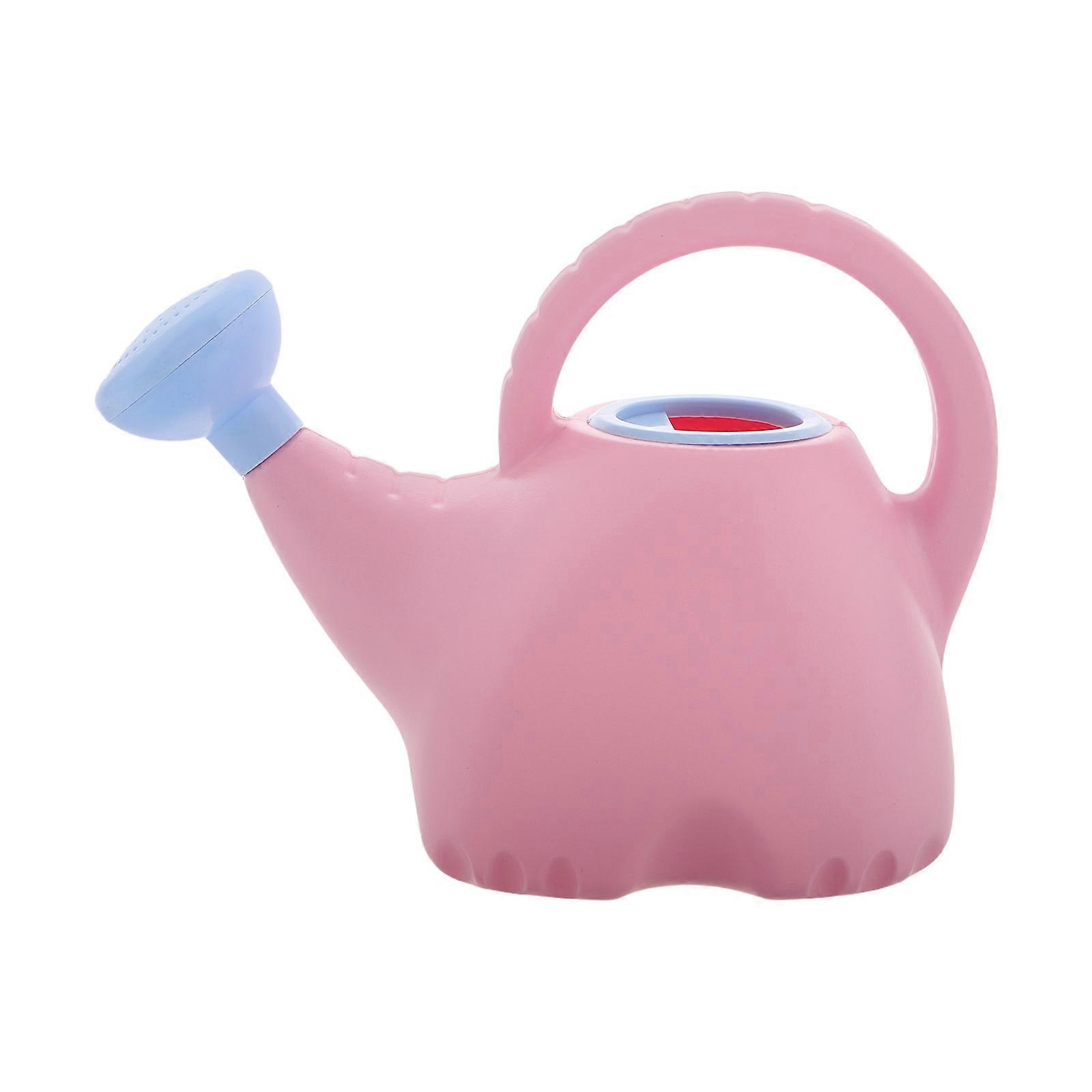 Kids Small Watering Can Lightweight Plastic Elephant Shaped Watering Can for Indoor Gardening 1.5L 1Pcs