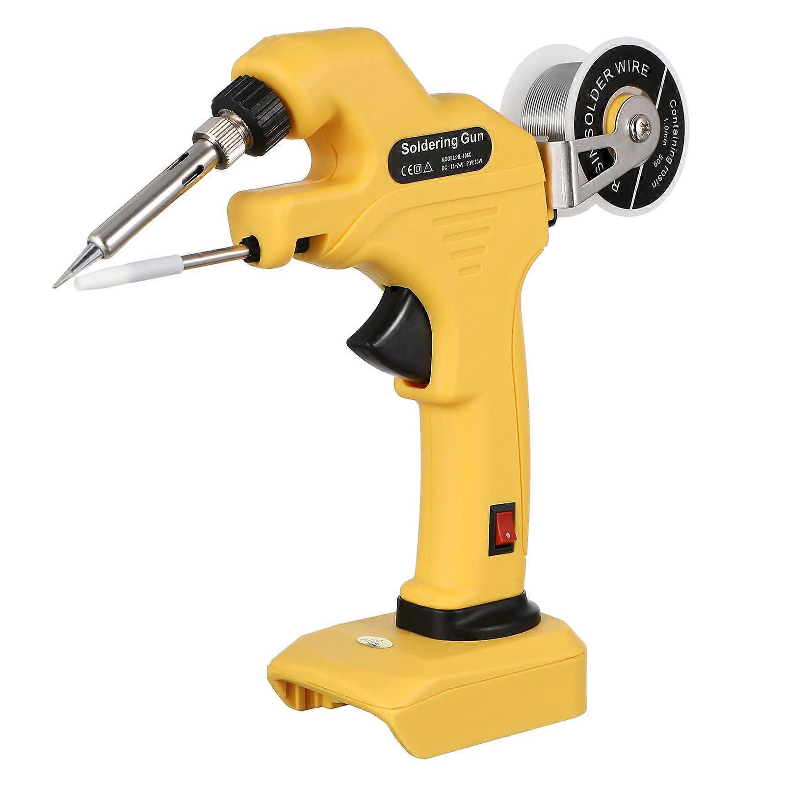 Electric Quick Heating Soldering Iron Kit Cordless Solder Iron Ceramic Heater Portable Welding Tool For Diy Projects 1Set