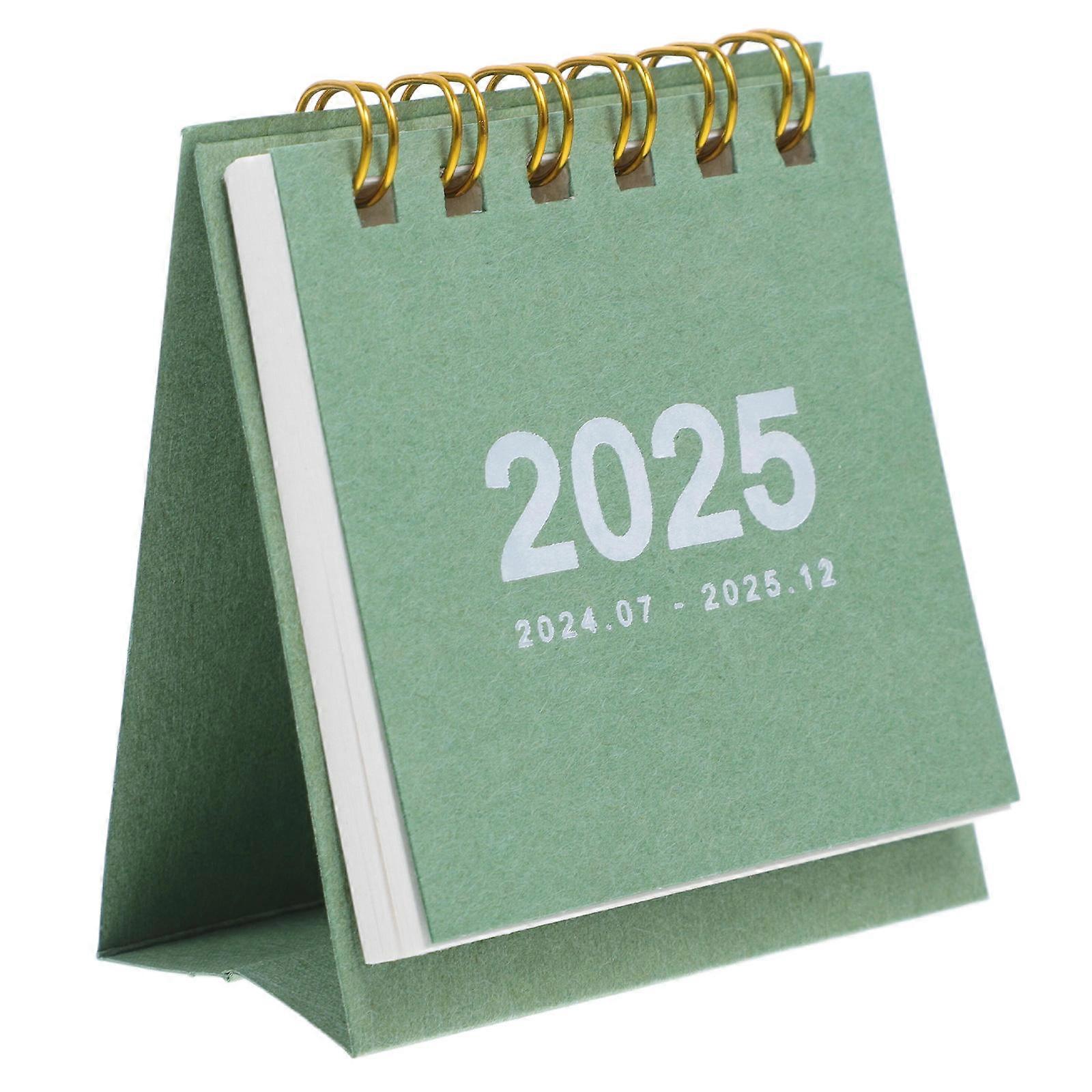 Inspirational Desk Calendar Mini Calendar Classroom Use Simple Design Event Reminder 1Pcs