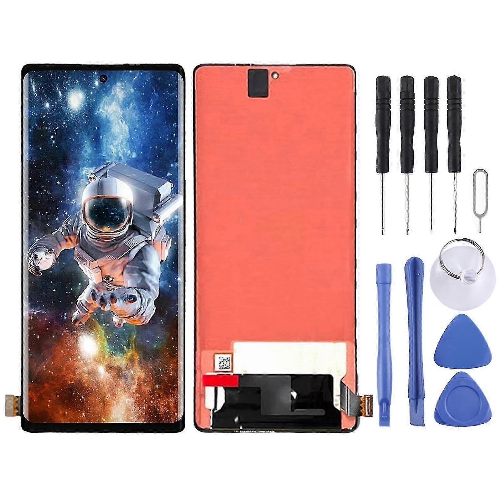 For Zte Axon 50 Ultra 5g Compatible Amoled Lcd Screen With Digitizer Full Assembly