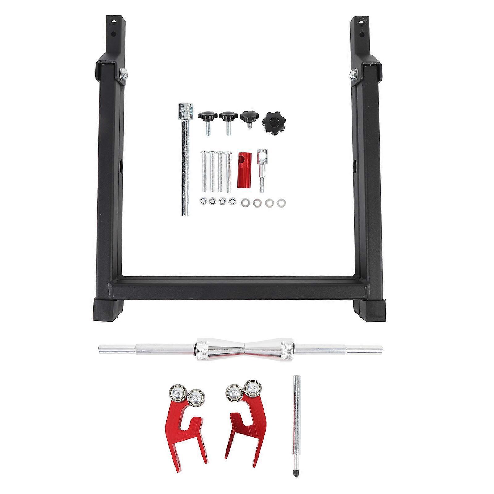 Motorcycle Wheel ncer Truing Stand Foldable Portable Adjustable Centering Cones Rim Tire ncer for Sport Dirt Bike