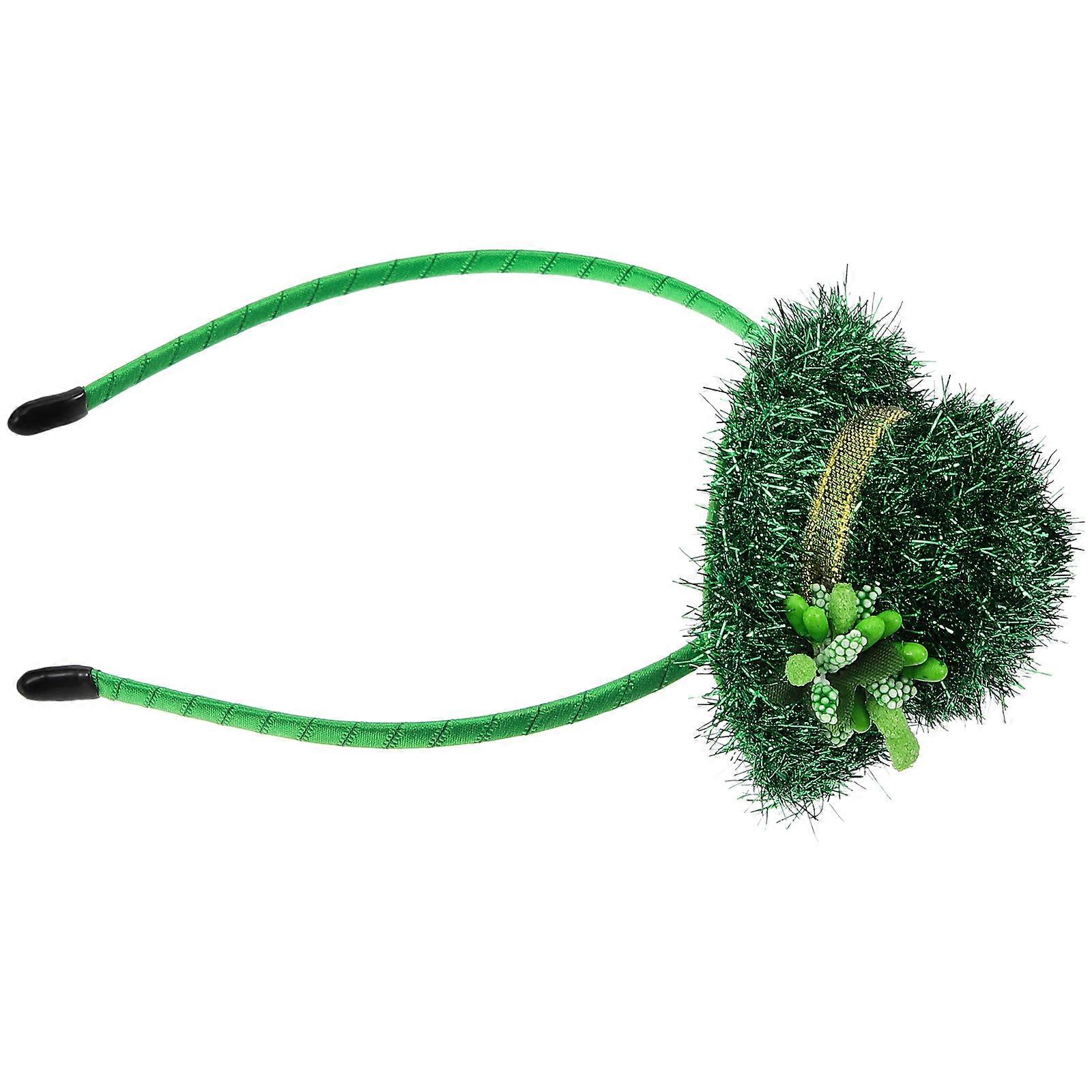Patricks Day Hair Clasp Hat Shaped Headband Winter Holiday 1Pcs
