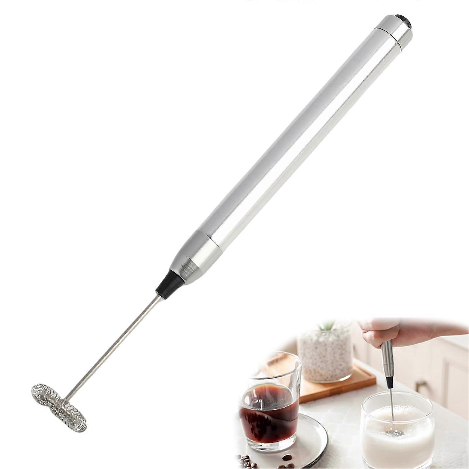 Electric Hand Frother for Milk and Coffee - Battery Operated Mini Whisk for Matcha, Cappuccino, and Latte – Requires 2 AA Batteries