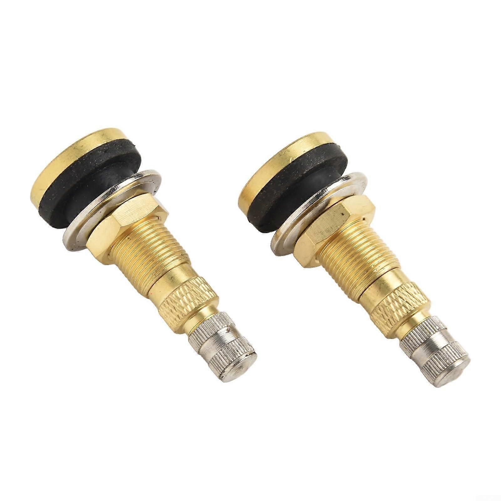TR618A Set of Two Tubeless Tyre Valves for Use in Agricultural Vehicles with Standard Fitting of 5/8 (16mm)