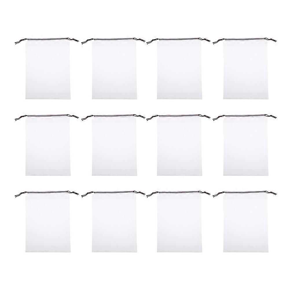 منظم أحذية مقاوم للماء حقيبة برباط شفاف 35x25 سم 30 قطعة