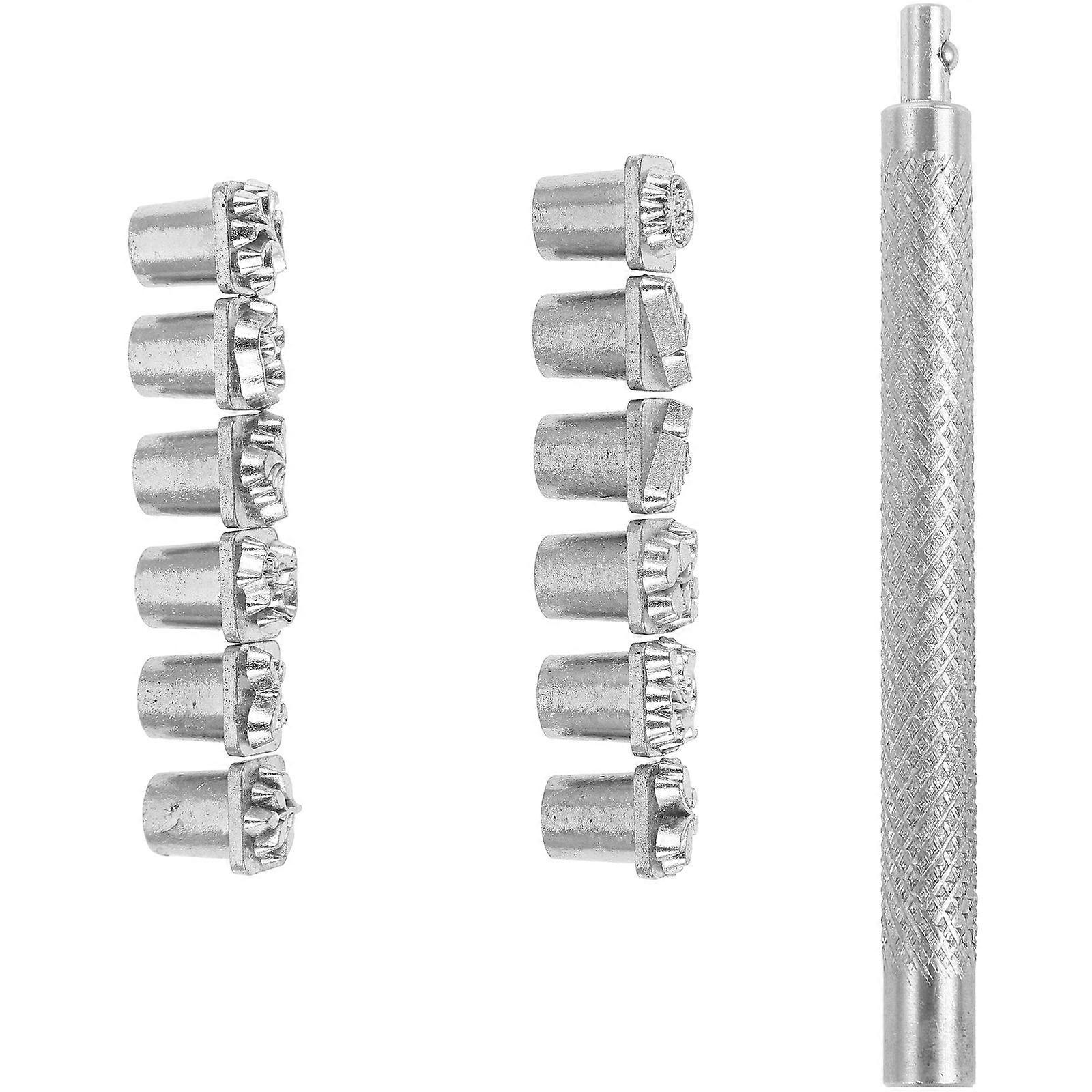 1 Set Animal & Plant Stamping Tool Set – Stamping Mold Kit with Handle, Durable Material for Crafting Impressions on Products