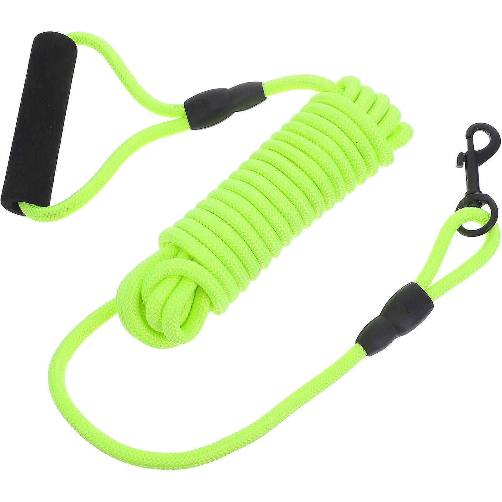 Dog Leash Puppy Leash Training Nylon For Running And Pet Control 600.00X1.00X1.00Cm Light Green 1Set