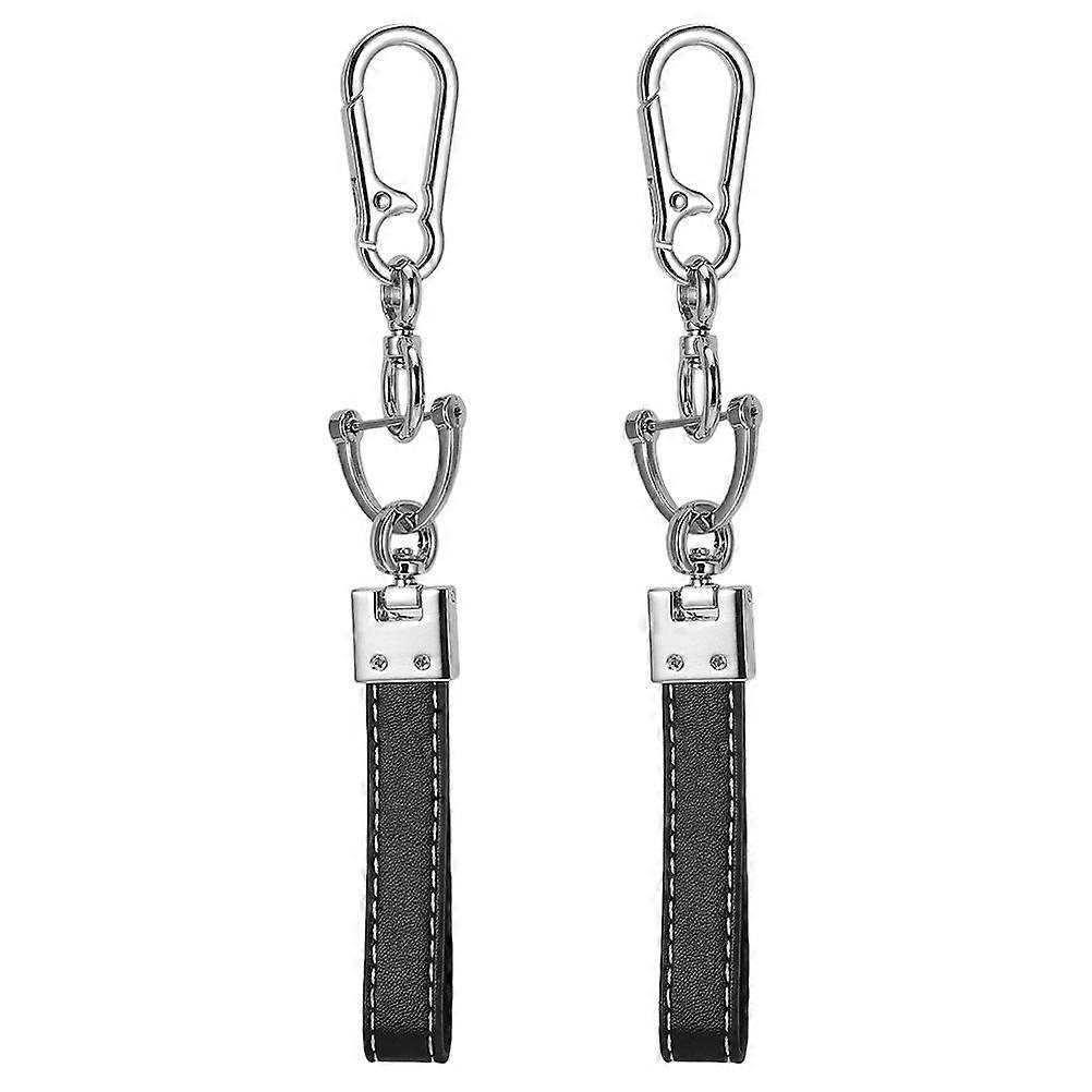 Decorative Key Chains Car Keychain Anti Saving Aluminum Alloy 2Pcs