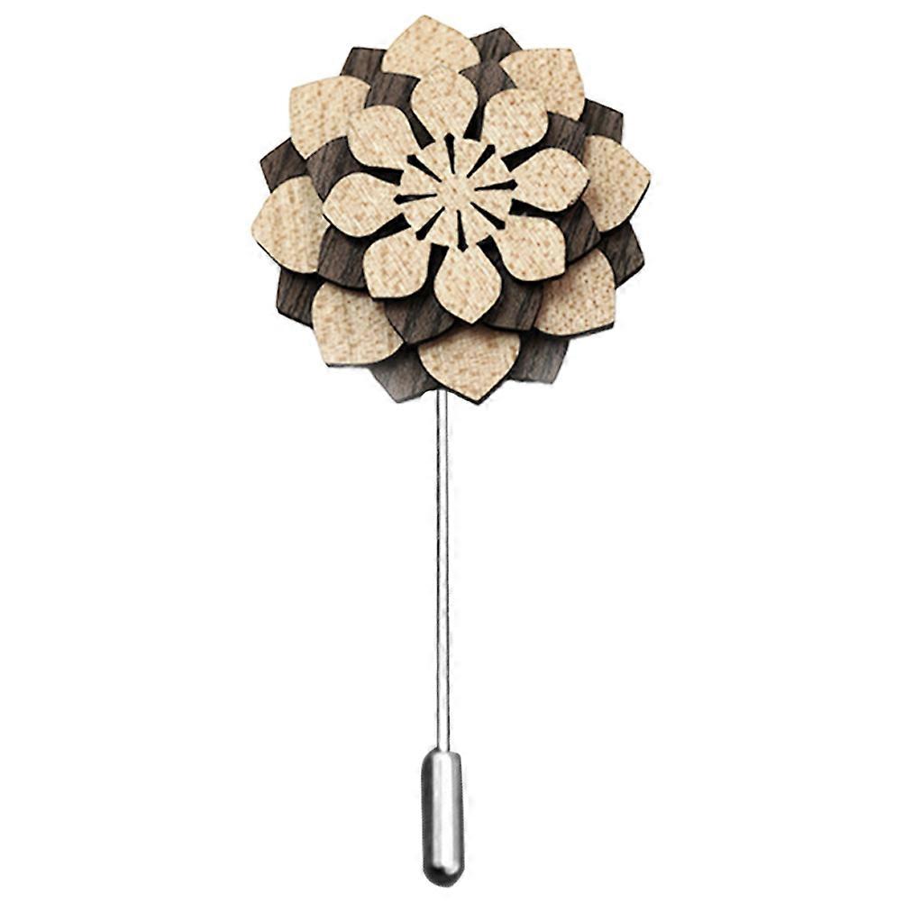 a polished and engaging product description for your **Wooden Lapel Pin for Men**:
### π» Wooden Lapel Pin for Men β Sunflower Boutonniere β