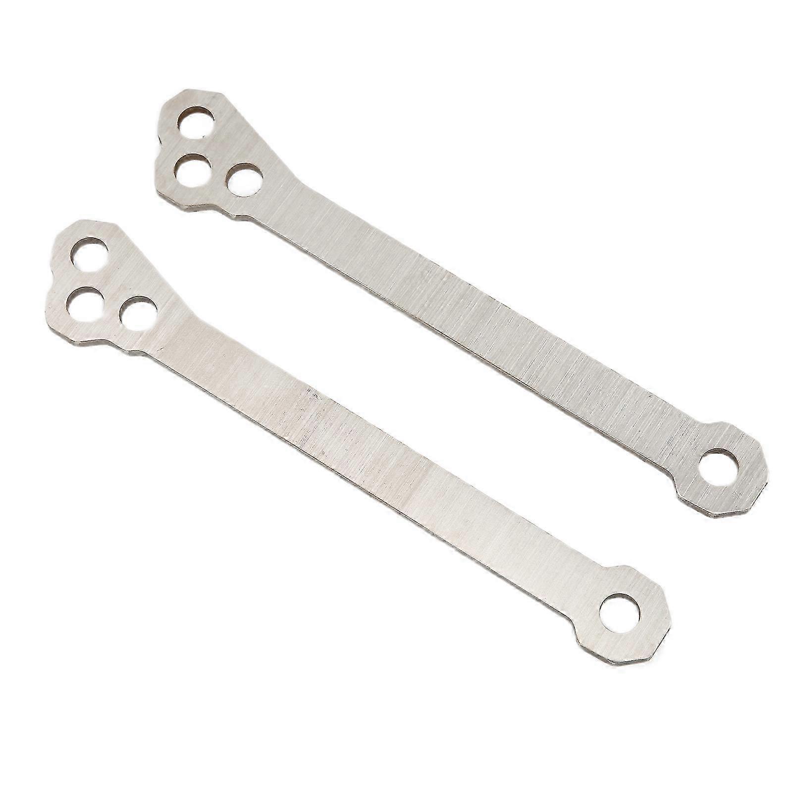 2PCS Motorcycle Rear Lowering Links Kit Stainless Steel Silver Replacement for Compatible Models 2019-2021