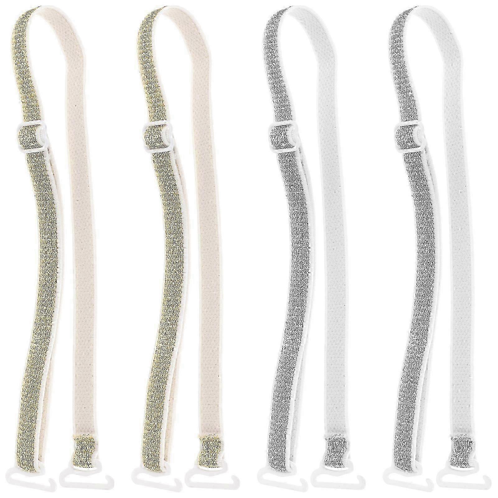 2 par BH-stropper Dekorative forlengelses-BH-stropper Avtakbare stropper for kvinner