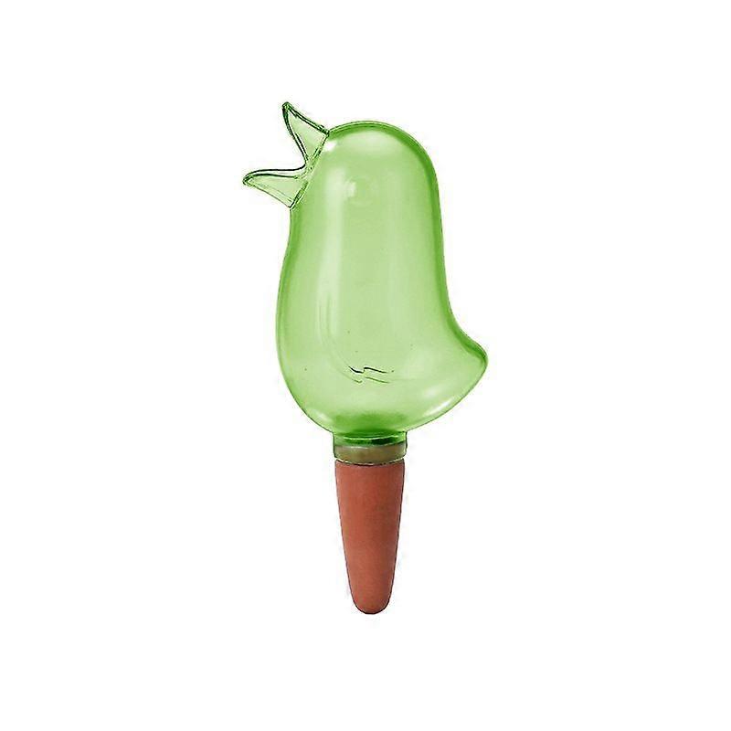 Bird self-service lazy watering device household smart dripper water seepage device business trip flower pot watering device