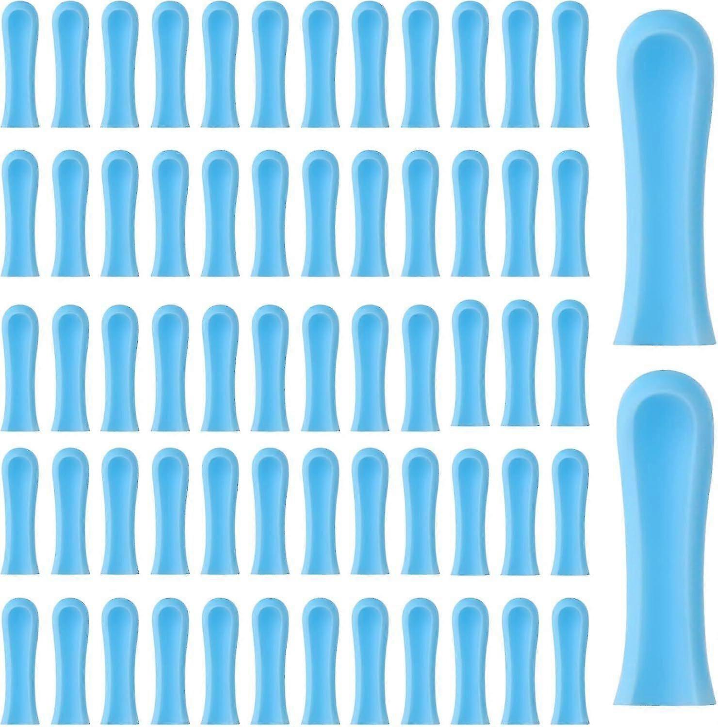 60 Pcs Ear Wax Removal Replacement Tips for Ear Camera, Ear Spoon Tips Silicone