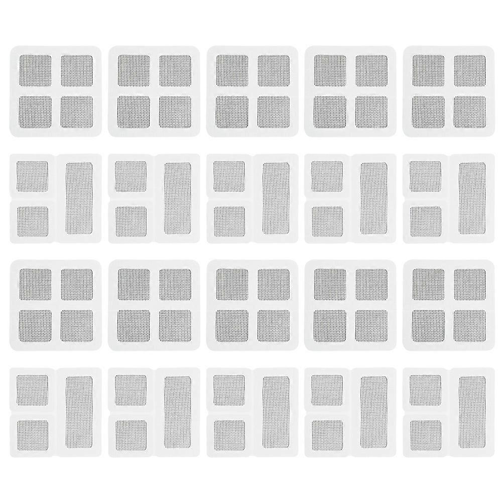 Screen Repair Kit Window Screen Replacements Patch Holes For Camping Enthusiasts 10X10CM 20Pcs