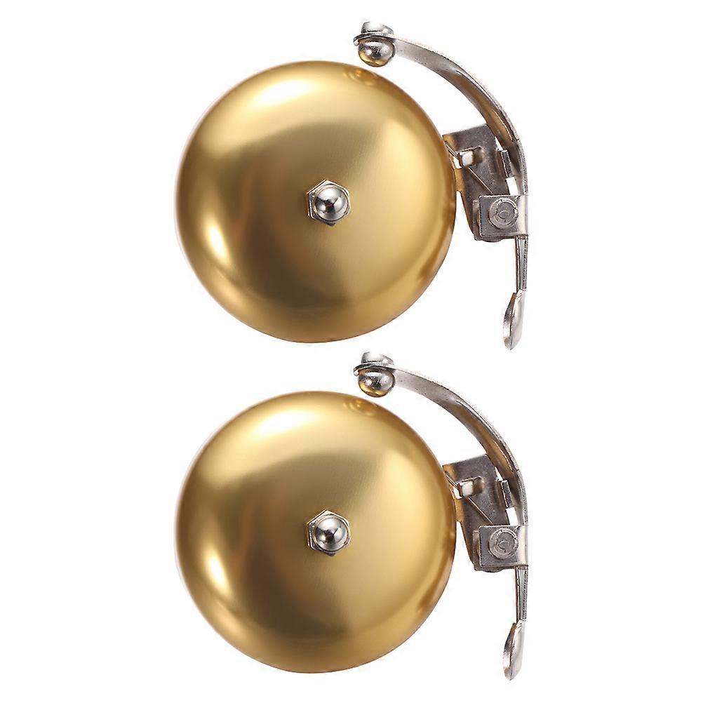 Loud Mountain Bike Bell Copper Cycling Equipment Accessory Cycling 7x7x5cm Dome Shape Safety Announcement 2Pcs