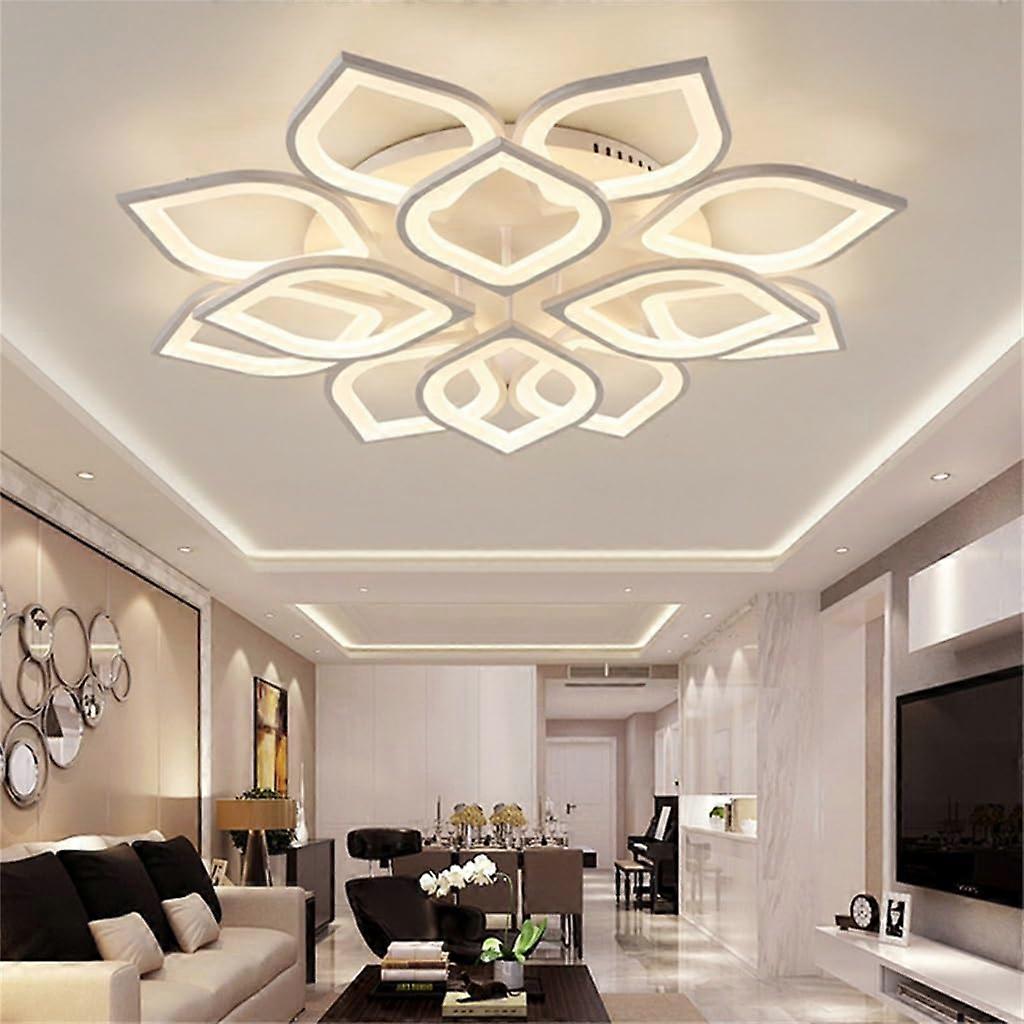 LED Ceiling Light Dimmable 160W Modern Living Room Lamp with Remote Control