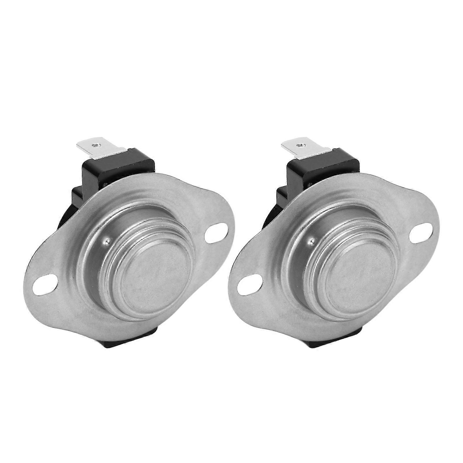 2PCS 25A 250V Snap Disc Temperature Switch Bimetal Thermostat
